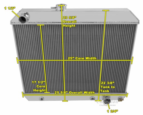 Row radiator for 67 - row,